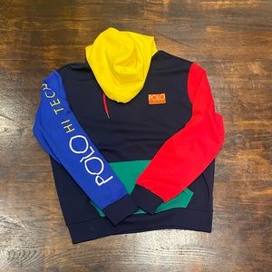 Polo Ralph Lauren Hi Tech Color Block Hoodie Large